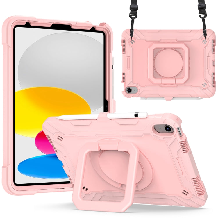 For iPad 2025 / 2022 Silicone + PC Bracelet Holder Tablet Case(Rose Gold) - iPad 2025 / 2022 Cases by buy2fix | Online Shopping UK | buy2fix