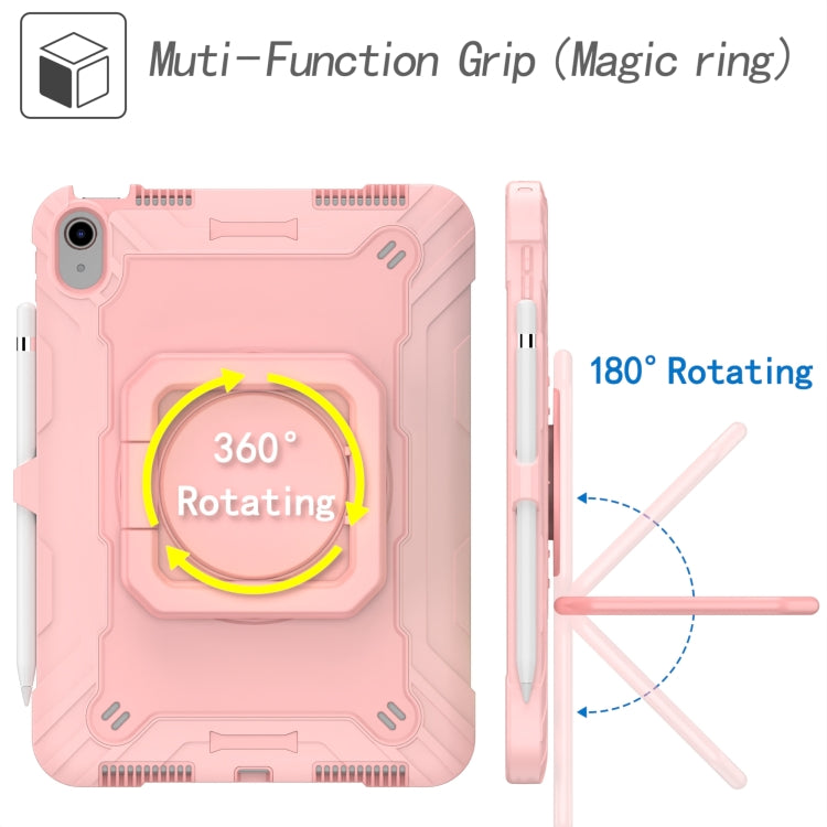 For iPad 2025 / 2022 Silicone + PC Bracelet Holder Tablet Case(Rose Gold) - iPad 2025 / 2022 Cases by buy2fix | Online Shopping UK | buy2fix