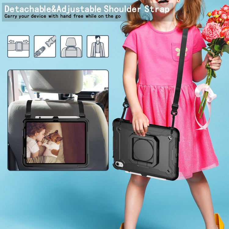 For iPad 2025 / 2022 Silicone + PC Bracelet Holder Tablet Case(Black) - iPad 2025 / 2022 Cases by buy2fix | Online Shopping UK | buy2fix