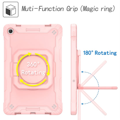 For Lenovo Tab M10 Plus 10.6 3rd Gen 2022 Silicone + PC Bracelet Holder Tablet Case(Rose Gold) - Lenovo by buy2fix | Online Shopping UK | buy2fix