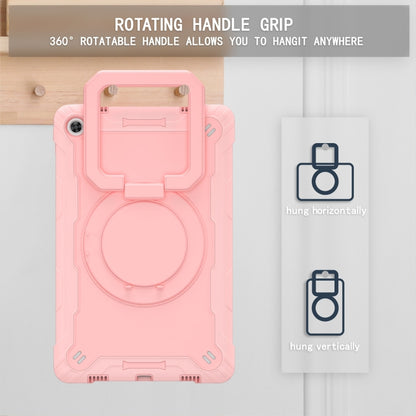 For Lenovo Tab M10 Plus 10.6 3rd Gen 2022 Silicone + PC Bracelet Holder Tablet Case(Rose Gold) - Lenovo by buy2fix | Online Shopping UK | buy2fix