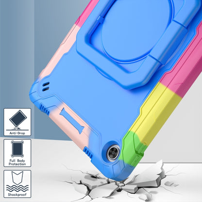 For Lenovo Tab M10 Plus 10.6 3rd Gen 2022 Silicone + PC Bracelet Holder Tablet Case(Camouflage + Blue) - Lenovo by buy2fix | Online Shopping UK | buy2fix