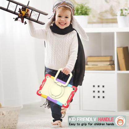 For Lenovo Tab M10 Plus 10.6 3rd Gen 2022 Silicone + PC Bracelet Holder Tablet Case(Bright Red) - Lenovo by buy2fix | Online Shopping UK | buy2fix