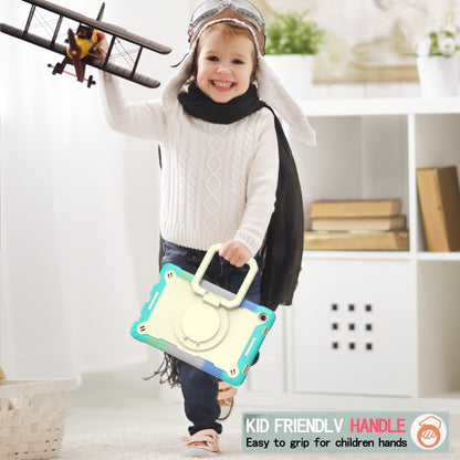 For Lenovo Tab M10 Plus 10.6 3rd Gen 2022 Silicone + PC Bracelet Holder Tablet Case(Bright Green) - Lenovo by buy2fix | Online Shopping UK | buy2fix