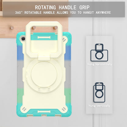 For Lenovo Tab M10 Plus 10.6 3rd Gen 2022 Silicone + PC Bracelet Holder Tablet Case(Bright Green) - Lenovo by buy2fix | Online Shopping UK | buy2fix