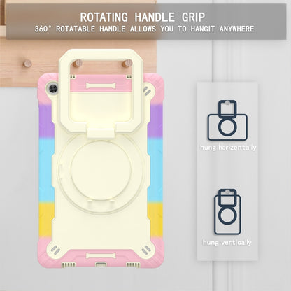 For Lenovo Tab M10 Plus 10.6 3rd Gen 2022 Silicone + PC Bracelet Holder Tablet Case(Bright Pink) - Lenovo by buy2fix | Online Shopping UK | buy2fix