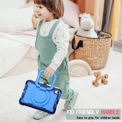 For iPad mini 2024 / mini 6 Silicone + PC Bracelet Holder Tablet Case(Navy Blue + Blue) - iPad mini 6 Cases by buy2fix | Online Shopping UK | buy2fix