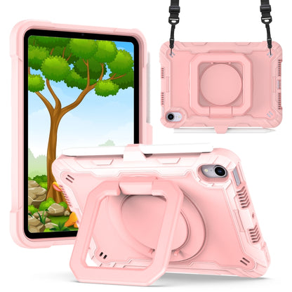 For iPad mini 2024 / mini 6 Silicone + PC Bracelet Holder Tablet Case(Rose Gold) - iPad mini 6 Cases by buy2fix | Online Shopping UK | buy2fix