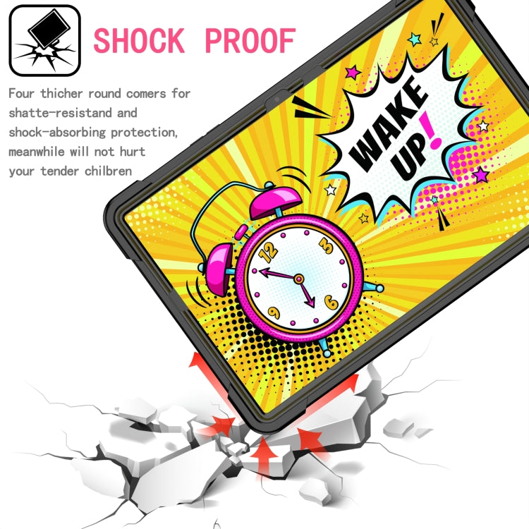 For Samsung Galaxy Tab S7 / S8 Silicone + PC Bracelet Holder Tablet Case(Black) by buy2fix