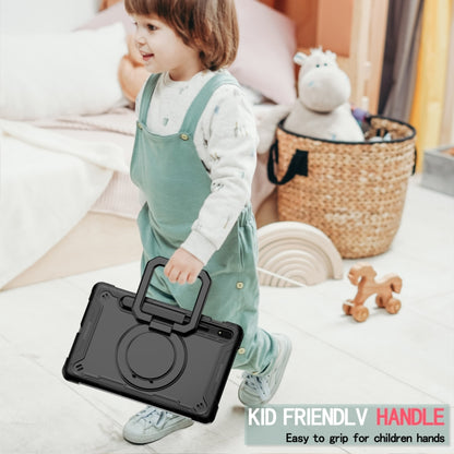 For Samsung Galaxy Tab S7 / S8 Silicone + PC Bracelet Holder Tablet Case(Black) by buy2fix