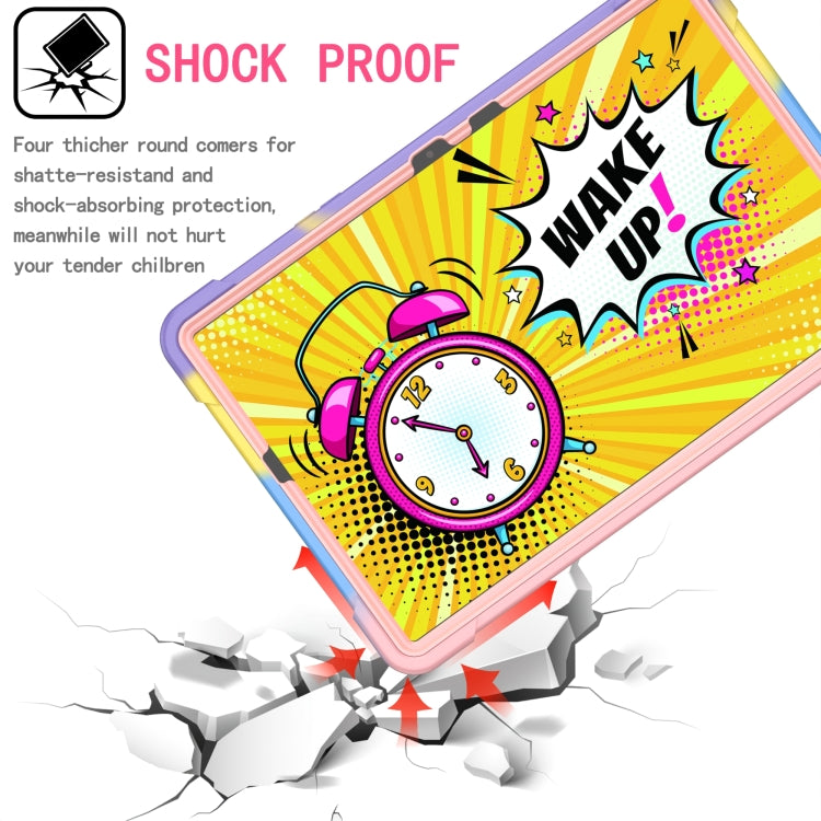 For Samsung Galaxy Tab S7 / S8 Silicone + PC Bracelet Holder Tablet Case(Bright Rose Gold) by buy2fix