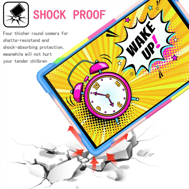 For Lenovo Tab M10 HD 2nd Gen Silicone + PC Bracelet Holder Tablet Case(Camouflage + Blue) - Lenovo by buy2fix | Online Shopping UK | buy2fix