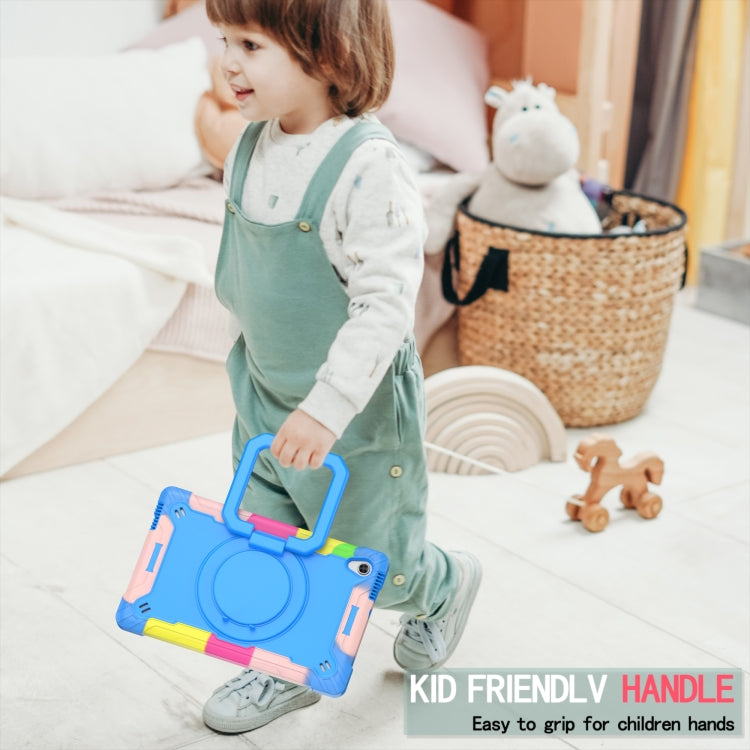 For Lenovo Tab M10 HD 2nd Gen Silicone + PC Bracelet Holder Tablet Case(Camouflage + Blue) - Lenovo by buy2fix | Online Shopping UK | buy2fix