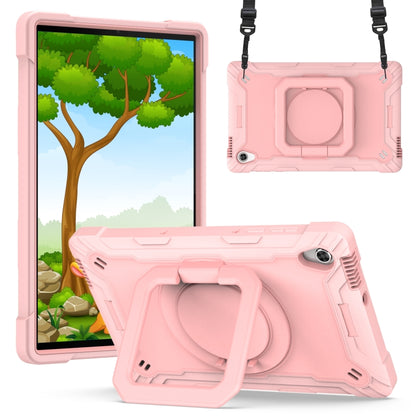 For Lenovo Tab M10 HD 2nd Gen Silicone + PC Bracelet Holder Tablet Case(Rose Gold) - Lenovo by buy2fix | Online Shopping UK | buy2fix