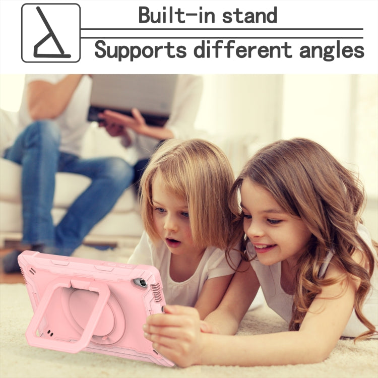 For Lenovo Tab M10 HD 2nd Gen Silicone + PC Bracelet Holder Tablet Case(Rose Gold) - Lenovo by buy2fix | Online Shopping UK | buy2fix