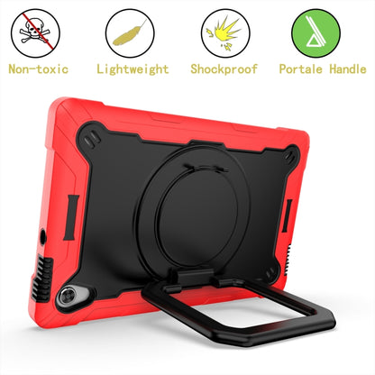 For Lenovo Tab M10 HD 2nd Gen Silicone + PC Bracelet Holder Tablet Case(Red + Black) - Lenovo by buy2fix | Online Shopping UK | buy2fix