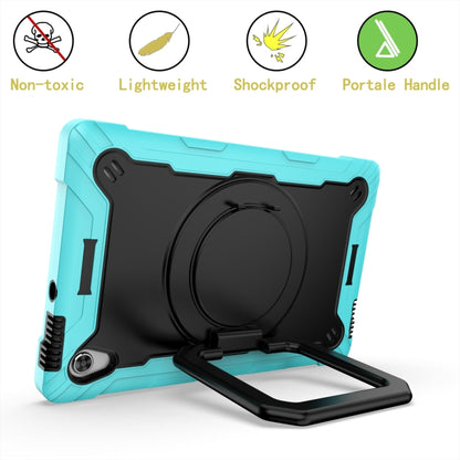 For Lenovo Tab M10 HD 2nd Gen Silicone + PC Bracelet Holder Tablet Case(Mint Green + Black) - Lenovo by buy2fix | Online Shopping UK | buy2fix