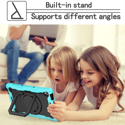 For Lenovo Tab M10 HD 2nd Gen Silicone + PC Bracelet Holder Tablet Case(Mint Green + Black) - Lenovo by buy2fix | Online Shopping UK | buy2fix