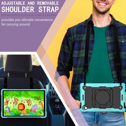 For Lenovo Tab M10 HD 2nd Gen Silicone + PC Bracelet Holder Tablet Case(Mint Green + Black) - Lenovo by buy2fix | Online Shopping UK | buy2fix