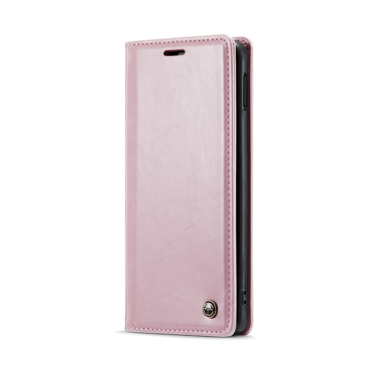 For Samsung Galaxy S10e CaseMe 003 Crazy Horse Texture Leather Phone Case(Rose Gold) - Galaxy Phone Cases by CaseMe | Online Shopping UK | buy2fix