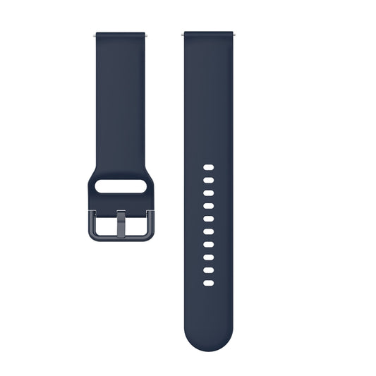 23mm Color Buckle Silicone Wrist Strap Watch Band for Fitbit Versa 2 / Versa / Versa Lite / Blaze, Size: S(Midnight Blue) by buy2fix