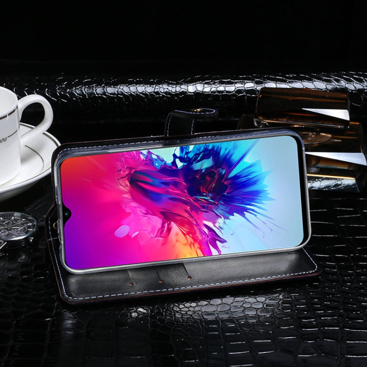 For Infinix Smart 3 Plus idewei Crocodile Texture Horizontal Flip Leather Case with Holder & Card Slots & Wallet(Dark Blue) - Infinix Cases by idewei | Online Shopping UK | buy2fix