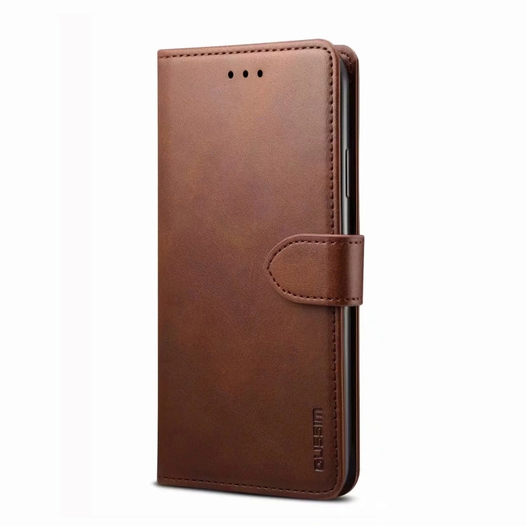 For Huawei Y9 Prime (2019) GUSSIM Business Style Horizontal Flip Leather Case with Holder & Card Slots & Wallet(Brown) - Huawei Cases by GUSSIM | Online Shopping UK | buy2fix