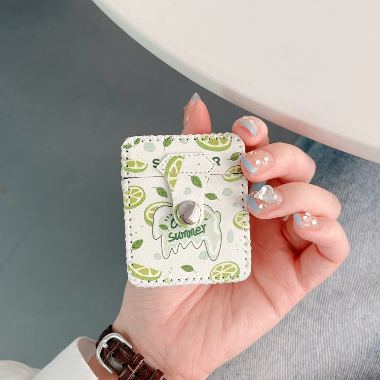 For AirPods Pro PU Leather Wireless Earphone Case(Lemon) by buy2fix