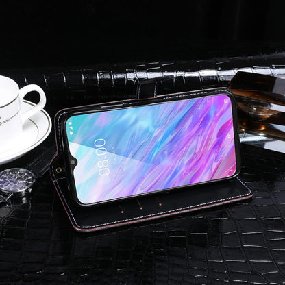 For ZTE Blade 20 Smart idewei Crocodile Texture Horizontal Flip Leather Case with Holder & Card Slots & Wallet(Black) - ZTE Cases by idewei | Online Shopping UK | buy2fix