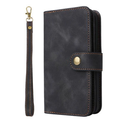 For iPhone XS Max Multifunctional Card Slot Zipper Wallet Leather Phone Case(Black) - More iPhone Cases by buy2fix | Online Shopping UK | buy2fix