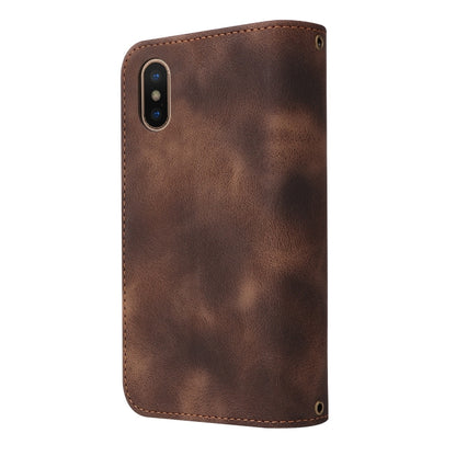 For iPhone XS Max Multifunctional Card Slot Zipper Wallet Leather Phone Case(Brown) - More iPhone Cases by buy2fix | Online Shopping UK | buy2fix