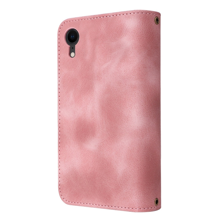 For iPhone XR Multifunctional Card Slot Zipper Wallet Leather Phone Case(Rose Gold) - More iPhone Cases by buy2fix | Online Shopping UK | buy2fix