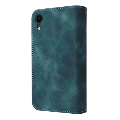 For iPhone XR Multifunctional Card Slot Zipper Wallet Leather Phone Case(Blue) - More iPhone Cases by buy2fix | Online Shopping UK | buy2fix