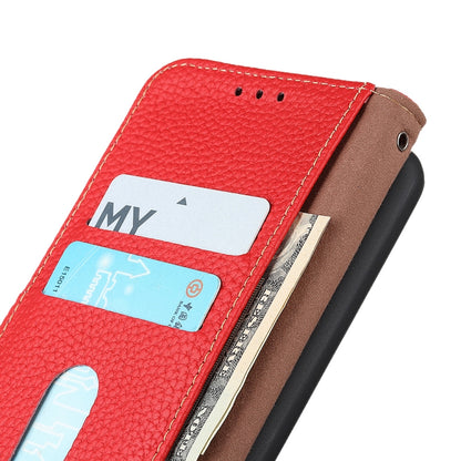 For Nokia X30 5G KHAZNEH Litchi Genuine Leather Phone Case(Red) - Nokia Cases by buy2fix | Online Shopping UK | buy2fix