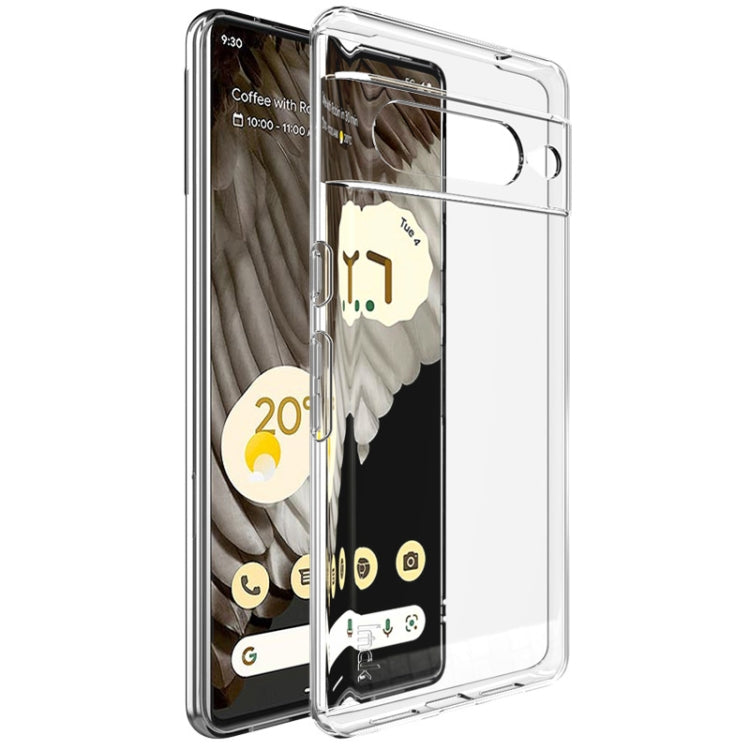 For Google Pixel 7 Pro IMAK UX-5 Series Transparent Shockproof TPU Protective Phone Case(Transparent) - Google Cases by imak | Online Shopping UK | buy2fix