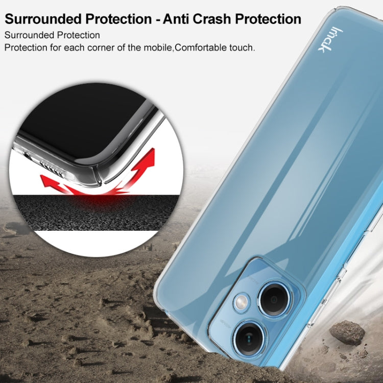 For Xiaomi Redmi Note 12 China imak Wing II Pro Series Wear-resisting Crystal Phone Protective Case(Transparent) - Xiaomi Cases by imak | Online Shopping UK | buy2fix