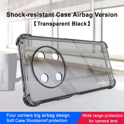 For Honor X30 5G/Magic4 Lite 5G/X40 GT 5G imak Shockproof Airbag TPU Phone Case(Transparent Black) - Honor Cases by imak | Online Shopping UK | buy2fix