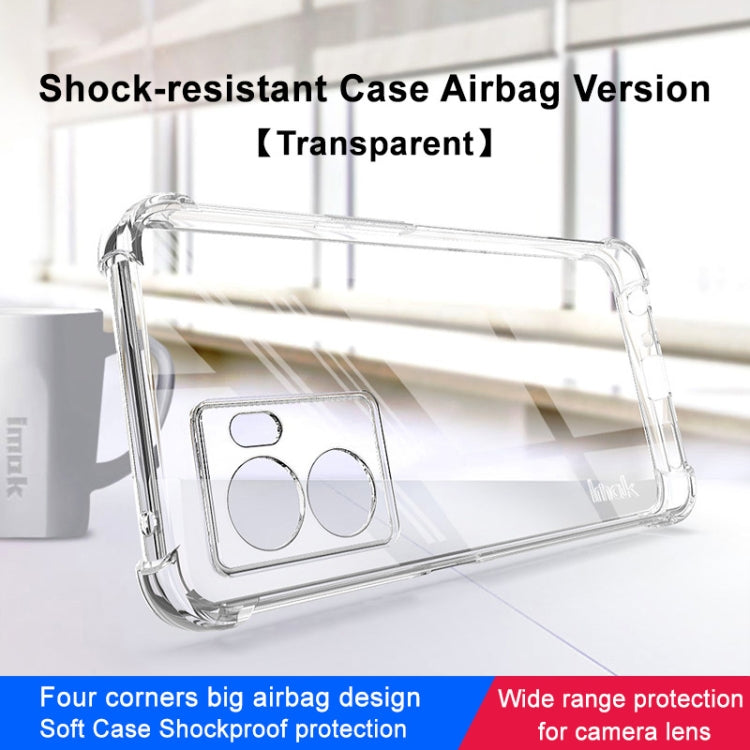 For Realme Narzo 50 5G/Q5i 5G/V23 5G/V23i 5G imak Shockproof Airbag TPU Phone Case(Transparent) - Realme Cases by imak | Online Shopping UK | buy2fix