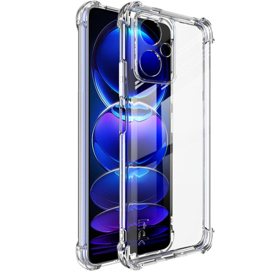 For Xiaomi Redmi Note 12 China imak Shockproof Airbag TPU Phone Case(Transparent)