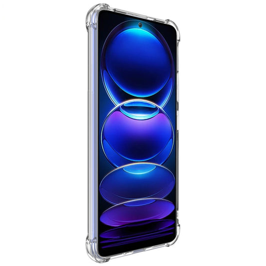 For Xiaomi Redmi Note 12 China imak Shockproof Airbag TPU Phone Case(Transparent) by imak