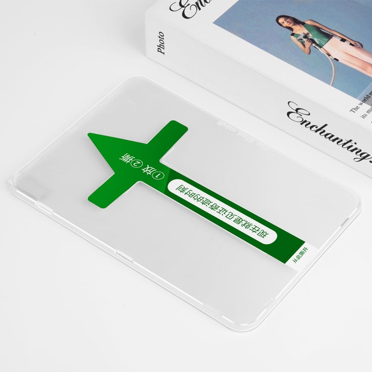 For iPad Pro 12.9 2022 / 2021 / 2020 / 2018 0.3mm Easy Install Green Light Eye-Protection Tempered Glass Film - iPad Pro 12.9 (2022) Tempered Glass by buy2fix | Online Shopping UK | buy2fix