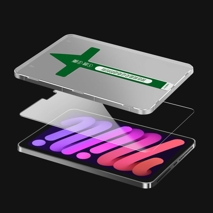 For iPad Pro 12.9 2022 / 2021 / 2020 / 2018 0.3mm Easy Install Green Light Eye-Protection Tempered Glass Film - iPad Pro 12.9 (2022) Tempered Glass by buy2fix | Online Shopping UK | buy2fix