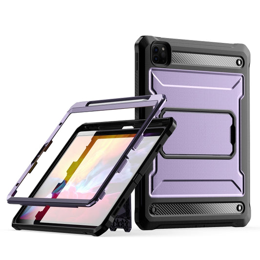 For iPad Pro 11 2022/2021/2020/2018 Explorer Tablet Protective Case with Pen Slot(Purple) - More iPad Cases by buy2fix | Online Shopping UK | buy2fix