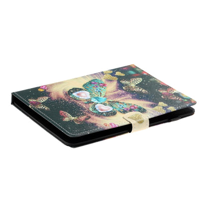 For 7 inch  Tablet PC Universal Coloured Drawing Pattern Horizontal Flip Leather Case with Holder & Card Slot(Butterflies) - 7 inch by buy2fix | Online Shopping UK | buy2fix