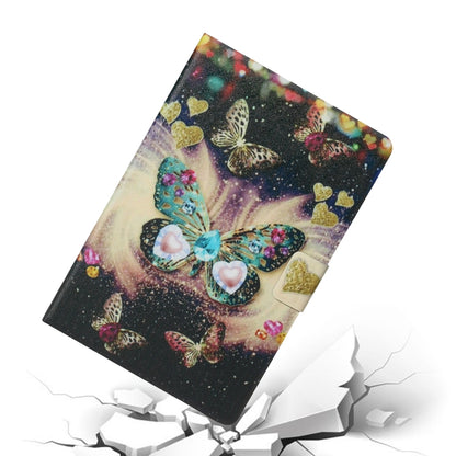 For 7 inch  Tablet PC Universal Coloured Drawing Pattern Horizontal Flip Leather Case with Holder & Card Slot(Butterflies) - 7 inch by buy2fix | Online Shopping UK | buy2fix