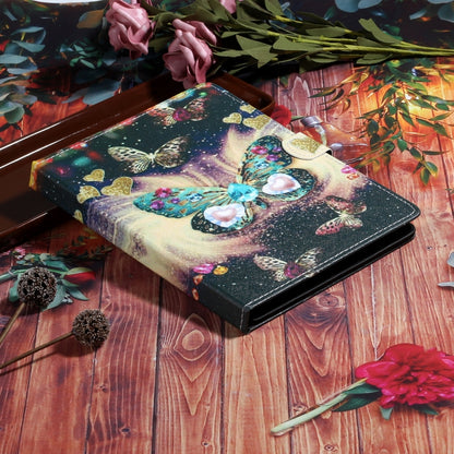 For 7 inch  Tablet PC Universal Coloured Drawing Pattern Horizontal Flip Leather Case with Holder & Card Slot(Butterflies) - 7 inch by buy2fix | Online Shopping UK | buy2fix