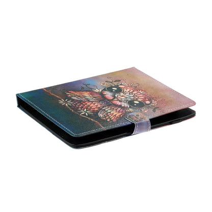 For 10 inch Tablet PC Universal Coloured Drawing Pattern Horizontal Flip Leather Case with Holder & Card Slot(Owl) - 10 - 11 inch by buy2fix | Online Shopping UK | buy2fix