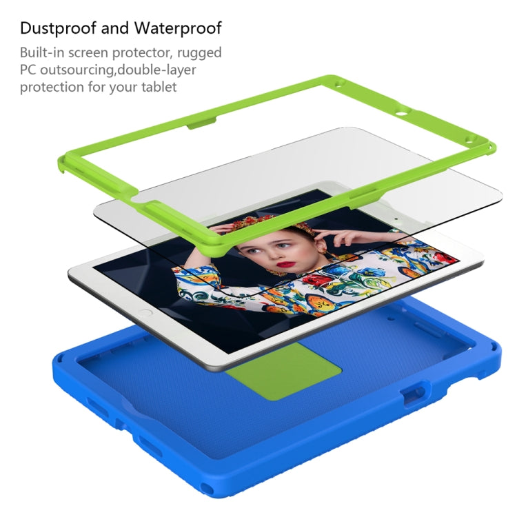 For iPad Pro 10.5 2019/2017 / 10.2 2021/2019 EVA + PC Shockproof Tablet Case with Waterproof Frame(Blue) - iPad Pro 10.5 inch Cases by buy2fix | Online Shopping UK | buy2fix