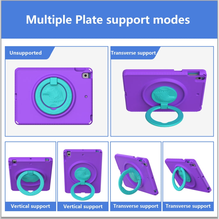 For iPad Pro 10.5 2019/2017 / 10.2 2021/2019 EVA + PC Shockproof Tablet Case with Waterproof Frame(Purple) - iPad Pro 10.5 inch Cases by buy2fix | Online Shopping UK | buy2fix