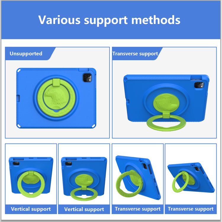 For iPad Pro 11 2022/2021/2020/2018 / Air5 10.9 2022 / Air4 10.9 2020 EVA + PC Shockproof Tablet Case with Waterproof Frame(Blue) - iPad Pro 11 (2022/2021) Cases by buy2fix | Online Shopping UK | buy2fix